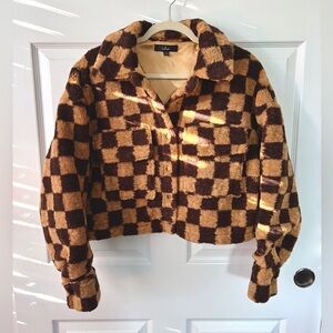 Lulu's Checkered Snap Button Shacket